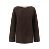 SWAYING 25 Fall/Winter Collection: Crew Neck Yak Wool Sweater SW-SW25AW1T39C3S4-SZ, Dark Brown